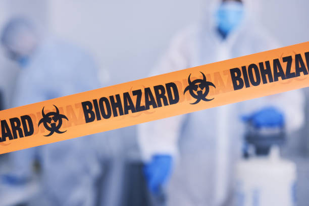 Professional Biohazard Cleanup technician working in Strathmere, NJ